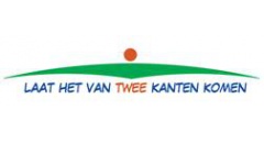 Logo van Laat het van twee kanten komen