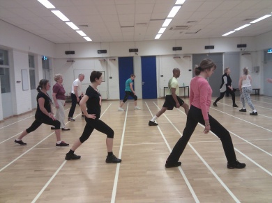 Sfeerimpressie van Bewegen op Muziek bij  Stichting Verder in Balans (ViB)