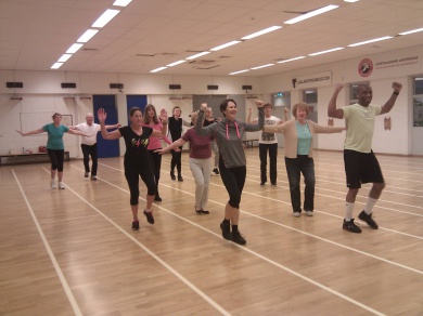 Sfeerimpressie van Bewegen op Muziek bij  Stichting Verder in Balans (ViB)