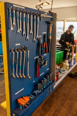 Sfeerimpressie van Leerlijn Fietstechniek bij Philadelphia Zorg Amsterdam