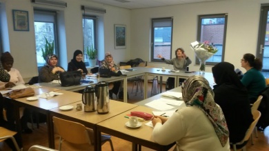 Sfeerimpressie van Nederlandse taalles bij  Combiwel