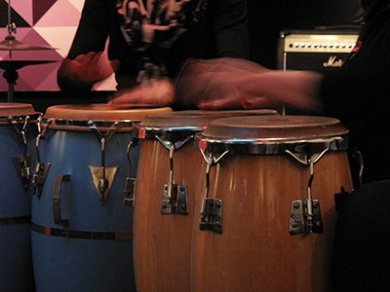 Sfeerimpressie van Percussie Workshops bij Muziekcentrum Eiwerk bij Sociaal Muziekcentrum Eiwerk